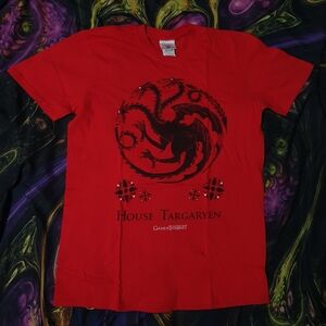 M - Game of Thrones HOTD House Targaryen Red Sigil Shirt